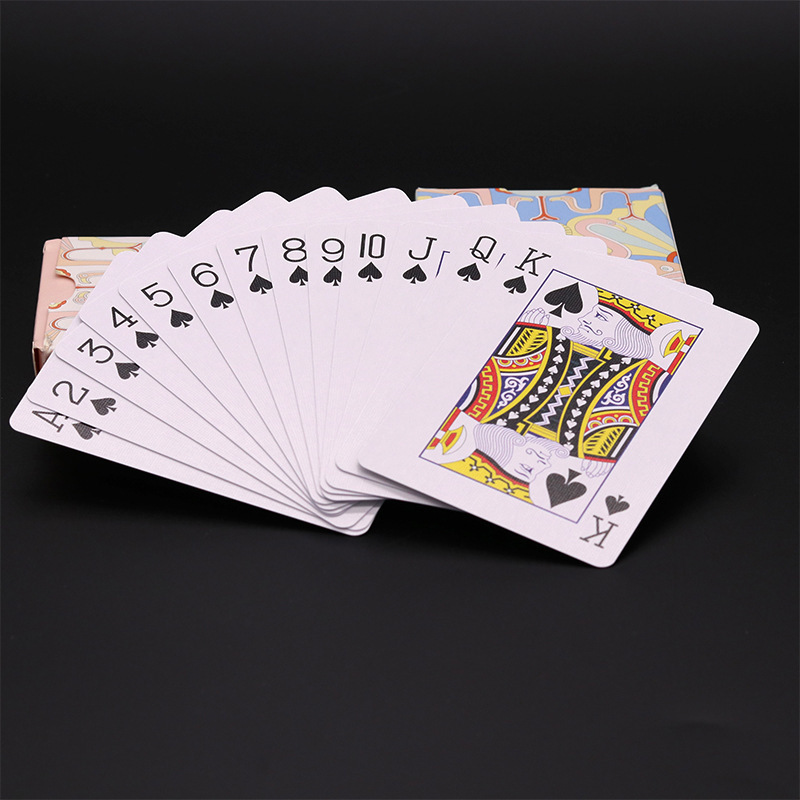 Classical German Black Core Luxury Poker Card Recyclable Eco-friendly 54 Paper Playing Cards