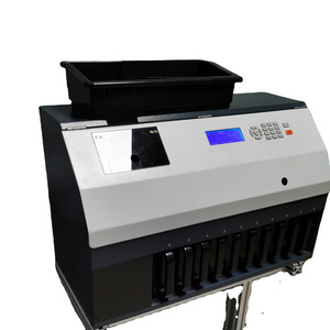 WT-90 best quality smart coin sorter sorting machine for coin Up to 10 pockets denominations coin sorting