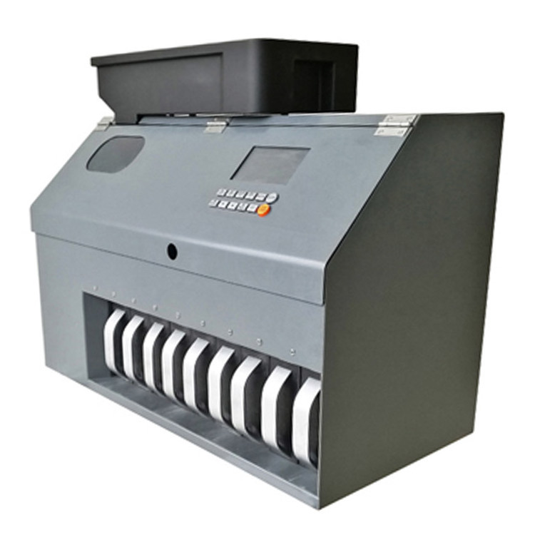 WT-90C  best quality smart coin sorter sorting machine for coin Up to 10 pockets denominations coin sorting