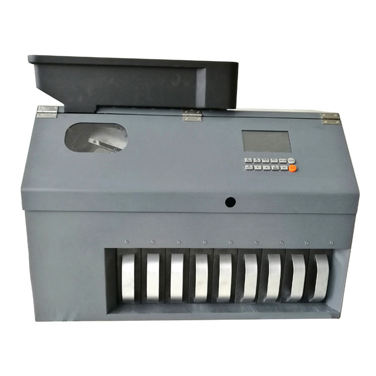 WT-90C  best quality smart coin sorter sorting machine for coin Up to 10 pockets denominations coin sorting