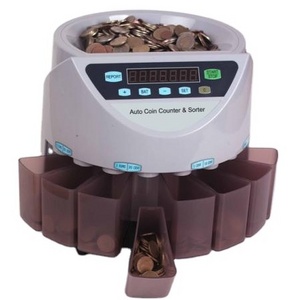 EC60 usd euro  France desktop coin counting machine quantity coin counter machine Coin Sorter