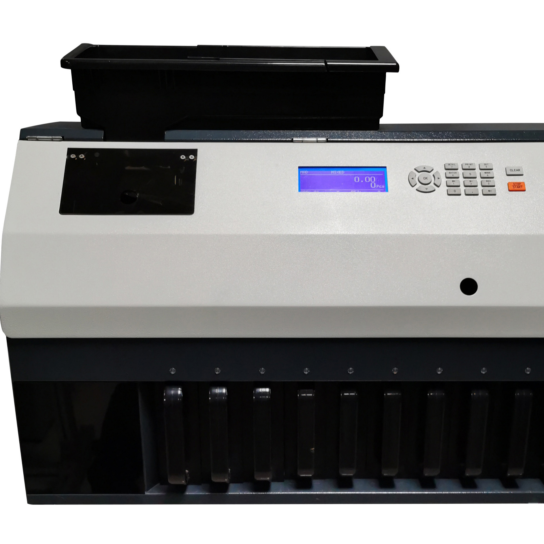 WT-90 Up to 10 pockets denominations coins sorting machine  coin sorter for GBP,PEN,LSL MYR BMP,BDT,BYN,DZD etc