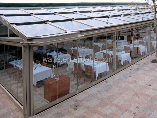 Wholesale Aluminum Glass Villa Terrace Sun Room Laminated Glass Roof Garden Rv Skylight Top Roof With Glass