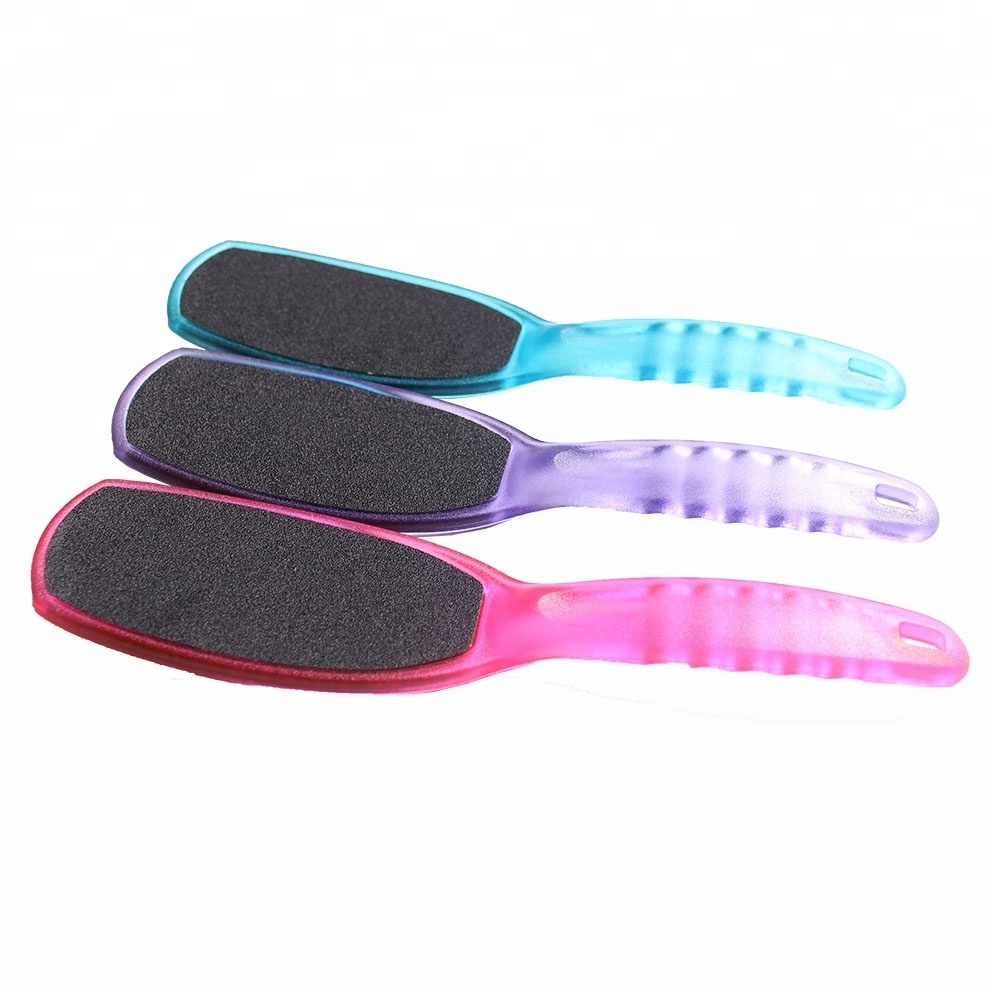 Double-Sided Callus Remover Foot Rasp Hard Skin Grinding File for Skin Care Free Sample Made of ABS Plastic and Metal