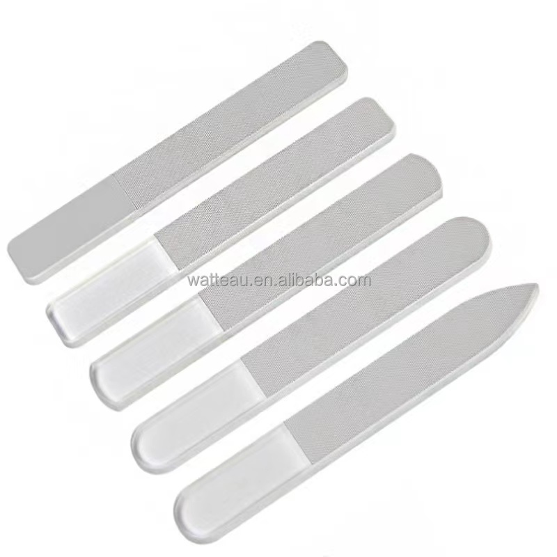 Nail File Nano Shiner Files Crystal Nail Shiner Buffer Arrival Nano Glass New Free Double in Plastic Case Nanno Glas File Nail