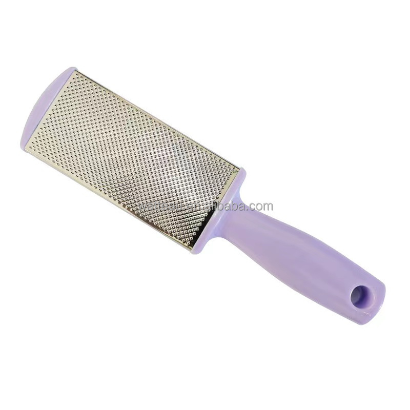 Stainless Steel Feet File Pedicure Tool for Grinding Dead Skin Calluses Pedicure Knife Heel Grinding Stone Black