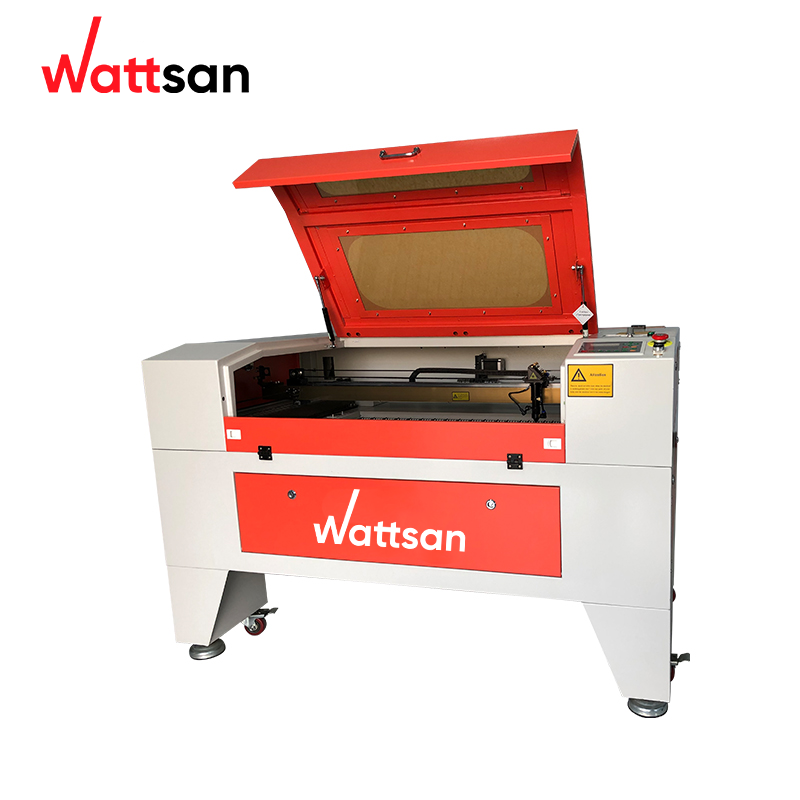 Wattsan 6090LT Reci 100W leather fabric wood acrylic co2 laser engraving machine