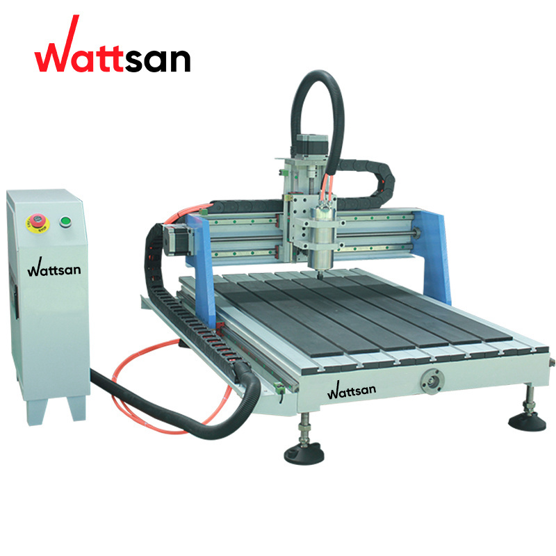 Wattsan 1.5kw 2.2kw 3d engraving 6090 mini cnc milling machine for Wood Metal