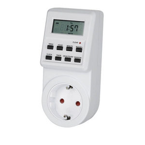 EU Type F standard Weekly Programmable Digital  Kitchen Timer Switch Plug Switch 230V