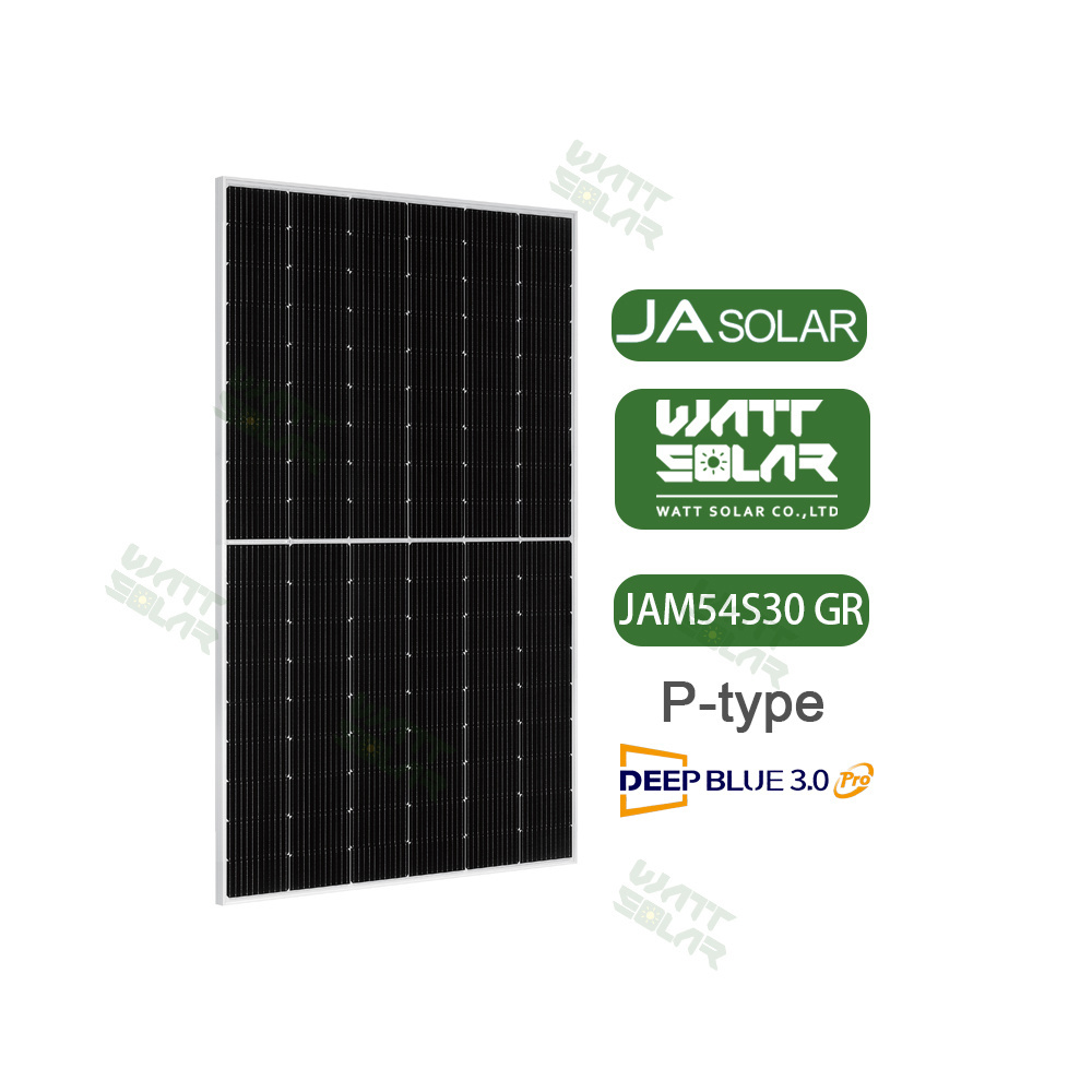 Ja Solar Panel Deep Blue 3.0 Jam54s30-410/415/gr Ja 400w 410w 415w 420w 425w Black Solar Panels Full Black Solar Panel