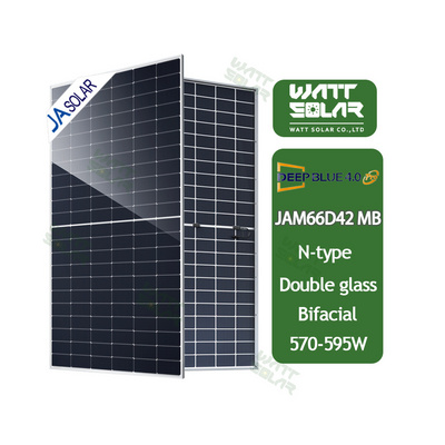 Ja Solar 585W TOPCon N-Type Photovoltaic PV Panel Module 555w 560w 565w 570w 575w 580w 585wSolar Panel 585 watt