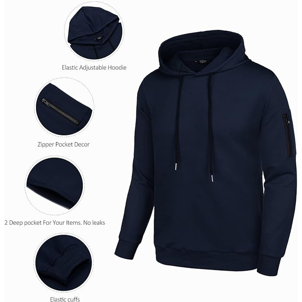 Oem New Arrival Men's Tracksuit 2 Piece Hooded Athletic Custom Wholesale Sweatsuits Street Wear Casual Slim Fit Tracksuits