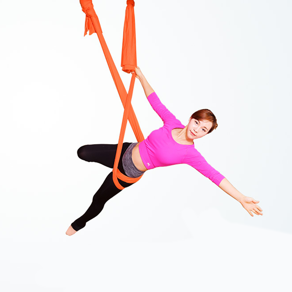 Fitness & Body BuIlding Aerial Yoga Hammock 5.5 Yards Silk Swing Set