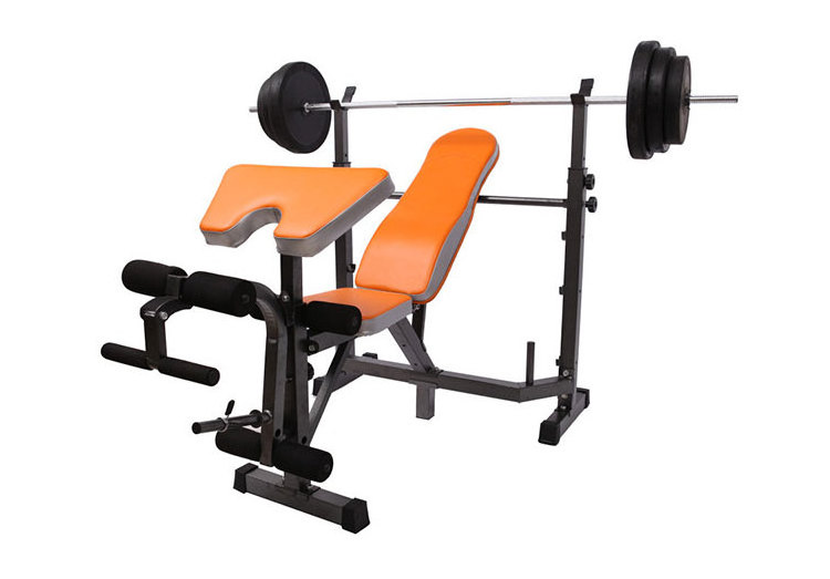 Wavar multi-function Gym Home Leather Material push up Sit up bench barbell Rack