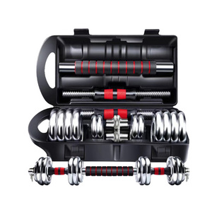 Professional cast iron adjustable fitness dumbbell weight gym equipment weightlifting barbell dumbells sets