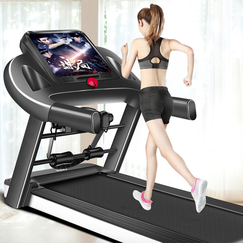 Walking-pad treadmill folding sports exercise machine for home LED walking track Hot sale light Running Folding Treadmill