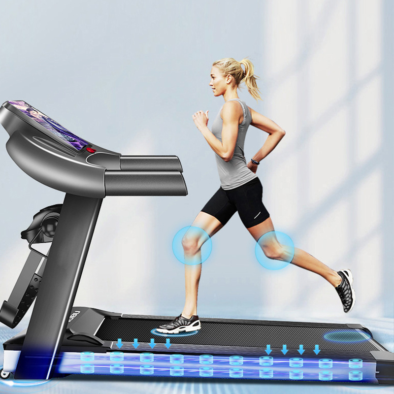 Walking-pad treadmill folding sports exercise machine for home LED walking track Hot sale light Running Folding Treadmill