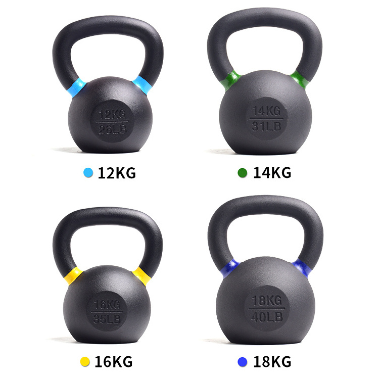 Wholesale pesa rusa custom made 10kg 16kg kettlebell 8kg 12kg 20kg 24kg kettle bell