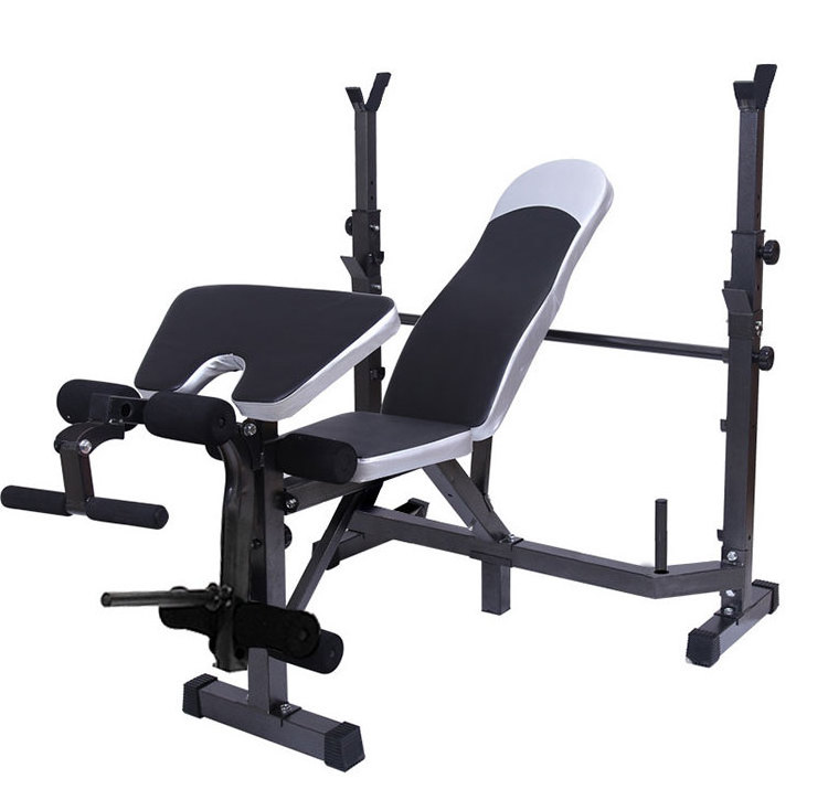 Wavar multi-function Gym Home Leather Material push up Sit up bench barbell Rack