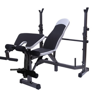 Wavar multi-function Gym Home Leather Material push up Sit up bench barbell Rack