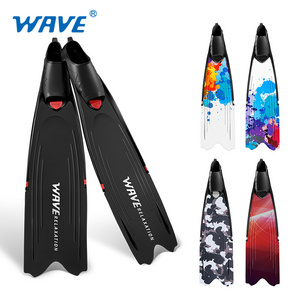 WAVE free diving swimming fins surfboard carbon fiber futures fins swimming for diving mermaid spearfishing scuba long fins