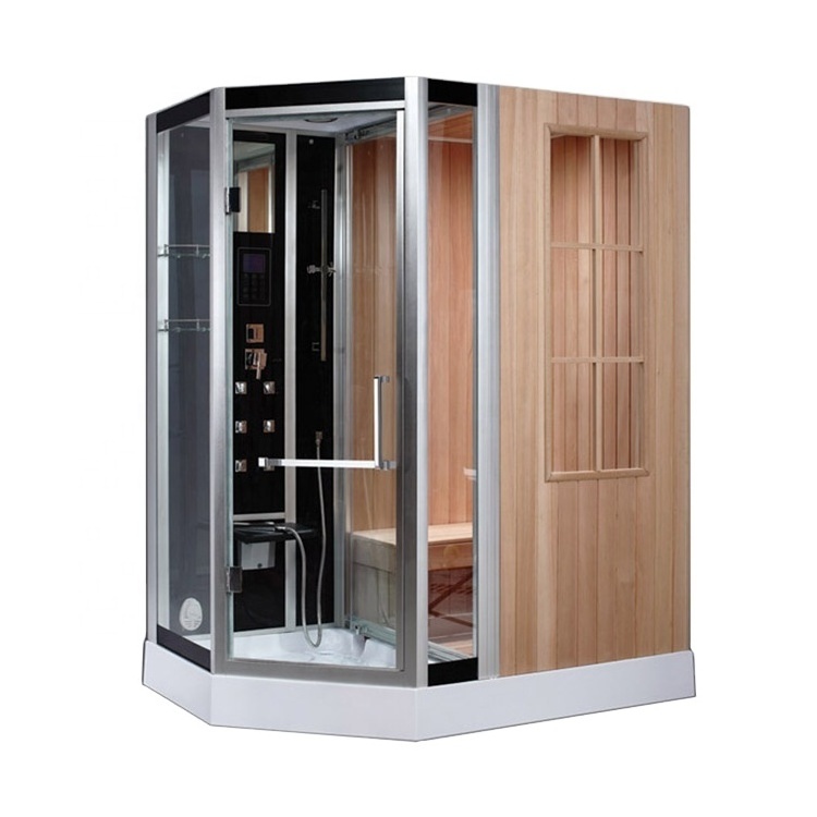 New popular design far infrared sauna relax/ shower room sauna/ steam sauna shower room