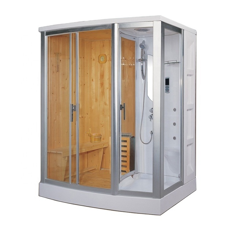 Hot sale room sauna/ cedar wood sauna/ sauna room made with large size tempered glass door