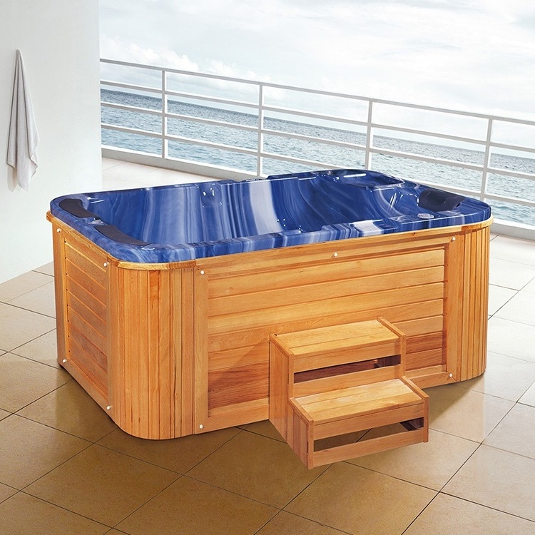 Aqua sex massage 3 person mini spa hot tub