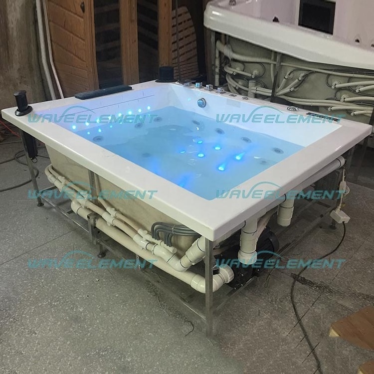 Hot sale bathroom jet whirlpool bathtub with tv