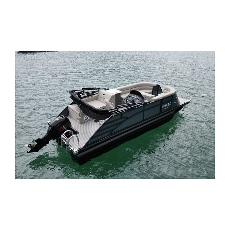 Luxury Pontoon Boat 6.2m 20ft Outboad Deck All Round Spacious Relaxing Stable Party Boat