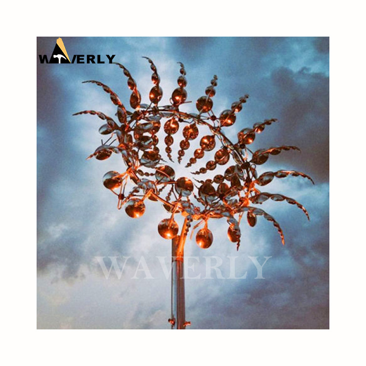 Outdoor Decoration Large Metal Stainless Steel ss Wind Kinetic Sculpture