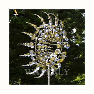 Outdoor Decoration Large Metal Stainless Steel ss Wind Kinetic Sculpture