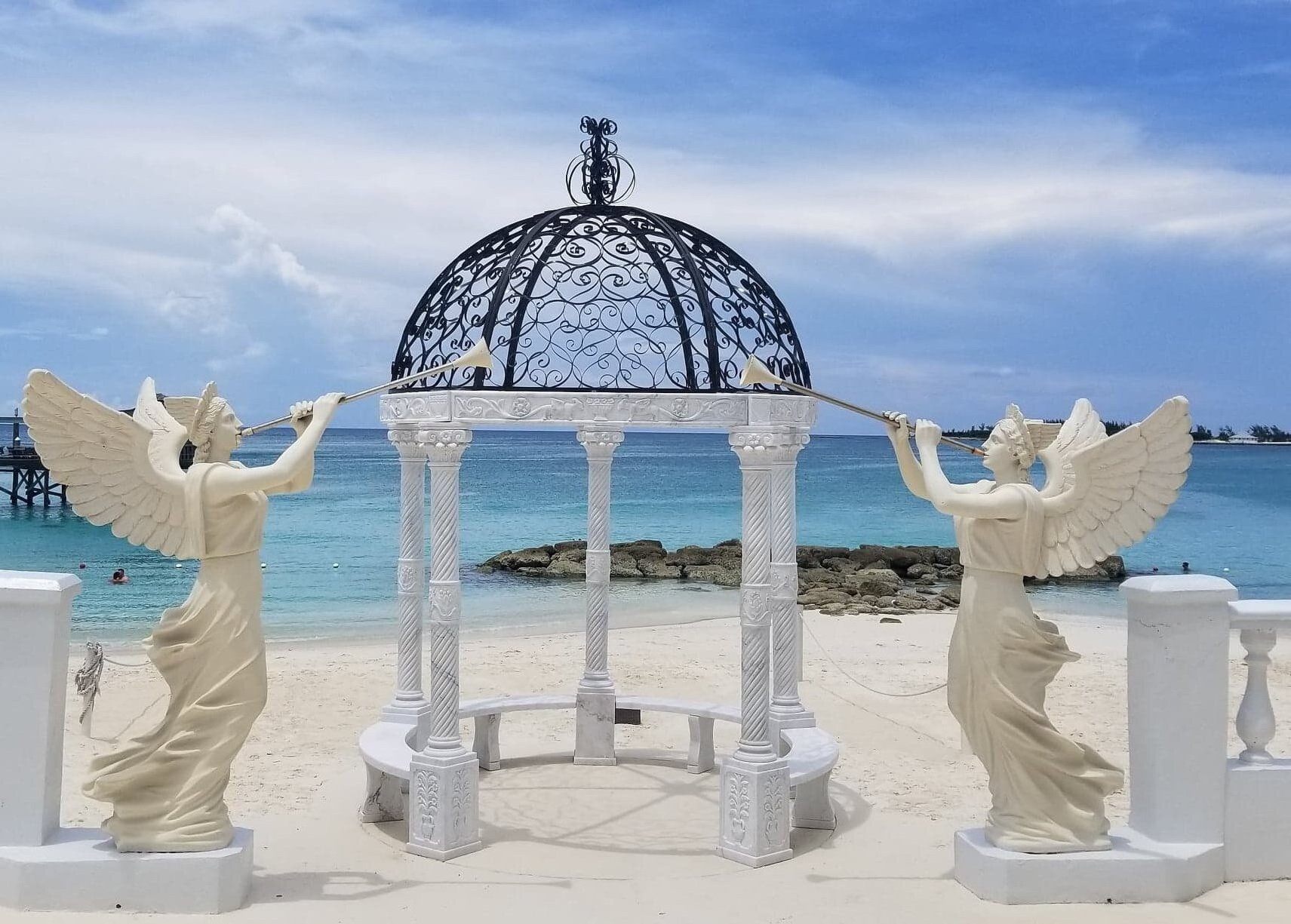 Natural Stone Column Dome Gazebo Expensive Greek Style Outdoor White Marble Gazebos Pavilion For Sale Marble Garden Gazebo