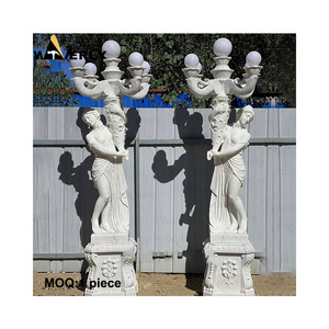 Waverly High End Custom Design  Life Size Figure Decorative Sculptures  Hand Crafted White The Three Graces Marble Statue