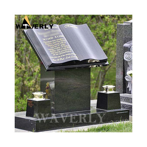 Wholesale Cemetery Granite Open Book Memorial Headstone Monument Bible Style Book Of Life