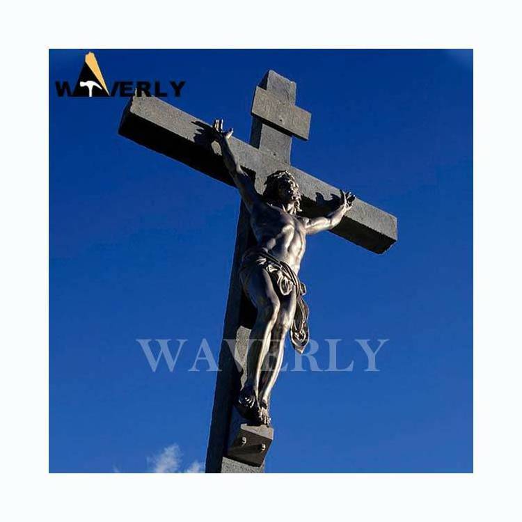 Metal Art Religious Statues Catholic Jesus Crucifix Statue Religious Bronze Statue Jesus Crucified