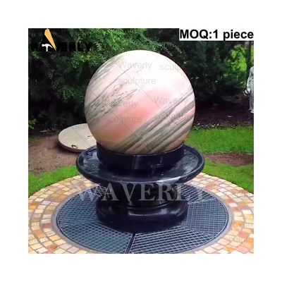 Garden Water Fountain With Stand Manufacturer Ball Fountain Statue Out Door Rotating Ball Water Fountain