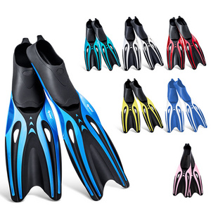 Wave snorkel fins portable diving flipper foot pocket high quality swimming snorkeling for fisherman kids snorkel fins