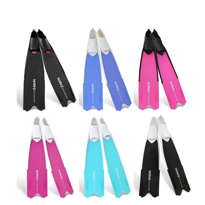 Wave long fins Wholesale water sport equipment adult diving snorkel mask fins set scuba diving fins