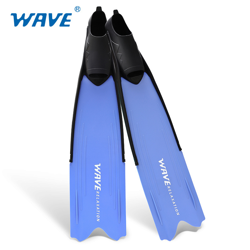 Wave long fins Wholesale water sport equipment adult diving snorkel mask fins set scuba diving fins