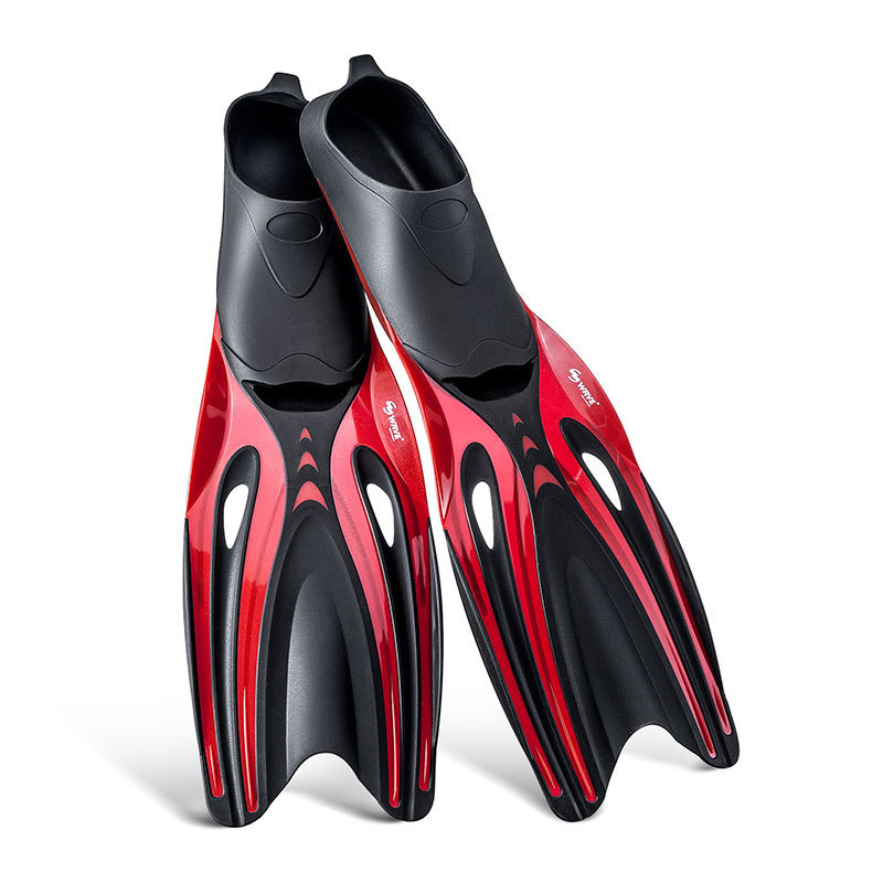 Wave snorkel fins portable diving flipper foot pocket high quality swimming snorkeling for fisherman kids snorkel fins