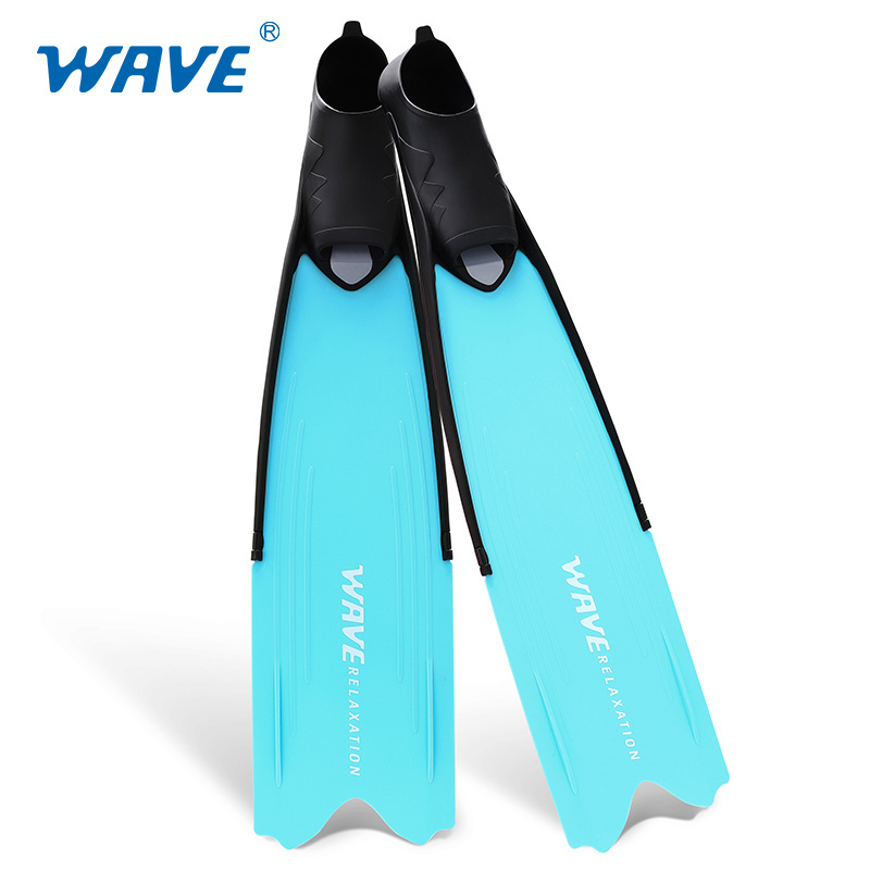 Wave long fins Wholesale water sport equipment adult diving snorkel mask fins set scuba diving fins