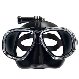 Tempered Glass snorkeling scuba deep Gopro Camera Diving Mask Snorkel Mask with camera mount