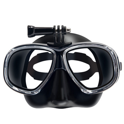 Tempered Glass snorkeling scuba deep Gopro Camera Diving Mask Snorkel Mask with camera mount BestSuppliers