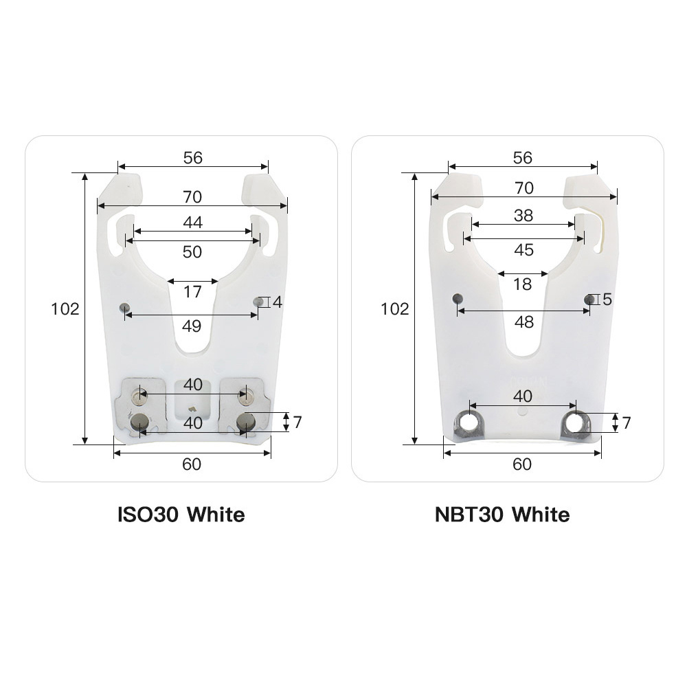 Automatic Tool Change Spindle Tool Clamp Jaws ISO20 ISO25 ISO30 BT30 NBT30 BT40 HSK63F HSK32 HSK40 CNC Tool Holder Fixture