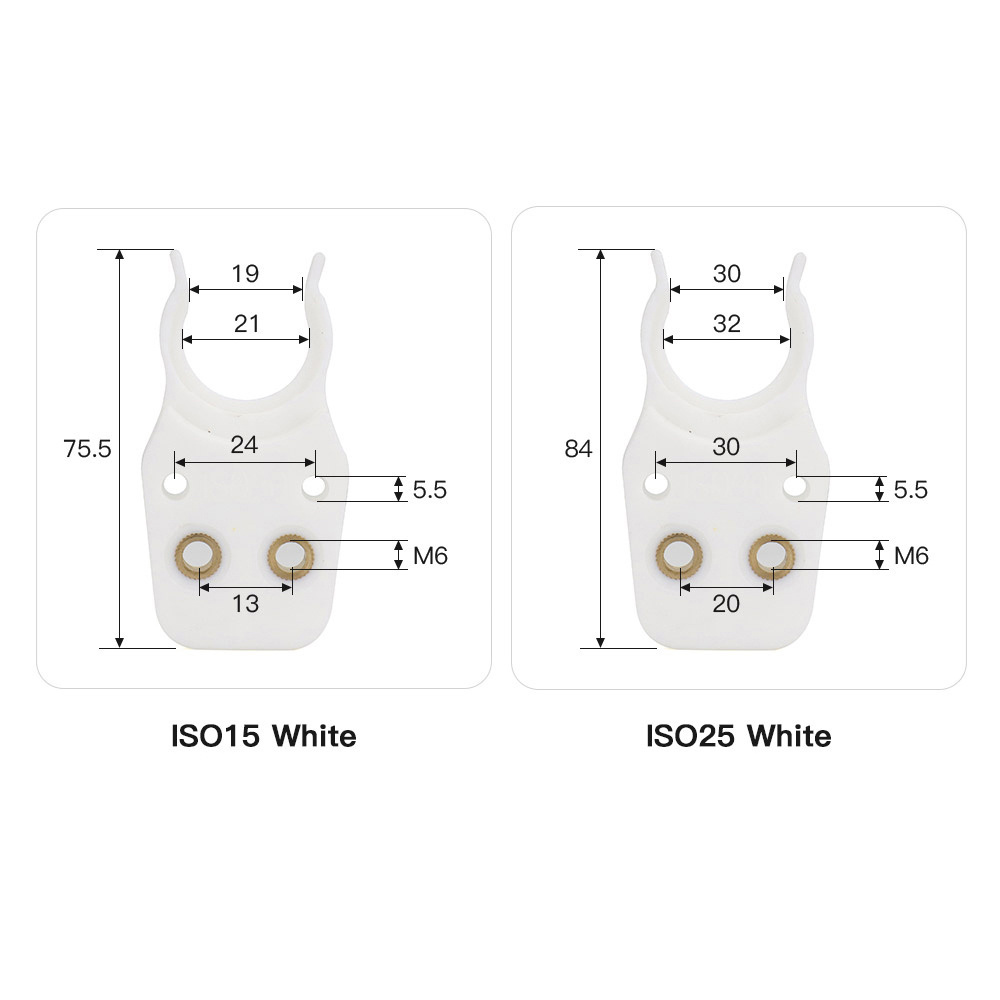 Automatic Tool Change Spindle Tool Clamp Jaws ISO20 ISO25 ISO30 BT30 NBT30 BT40 HSK63F HSK32 HSK40 CNC Tool Holder Fixture