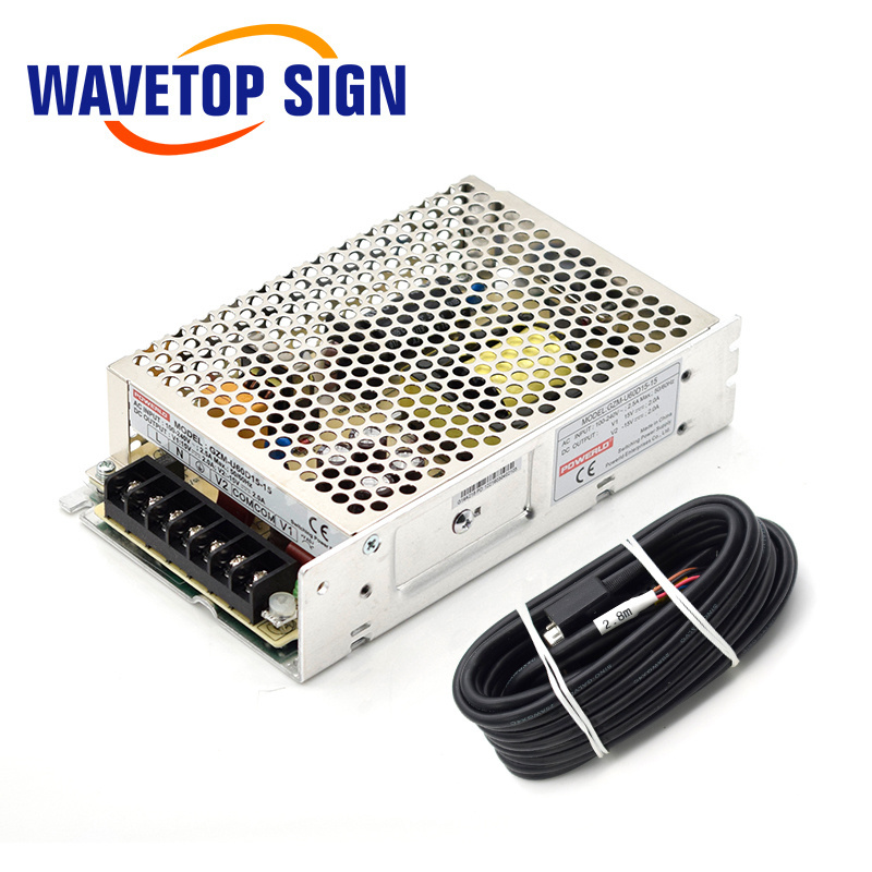 WaveTopSign 405nm 532nm Galvo Head Set Aperture10mm High Speed Digital Signal Laser Scan Galvanometer Head with Power Supply