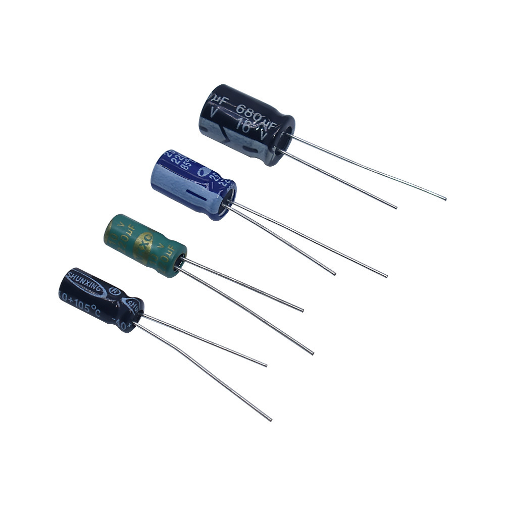 78-Piece 450V DIP Electrolytic Capacitor Kit - 8 Values Assortment