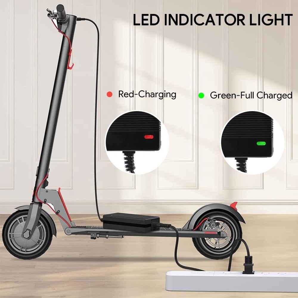 36v electric bike scooter e-bike e-scooter charger 42v 2a lithium battery charger For Electric Scooter with 5.5*2.5mm