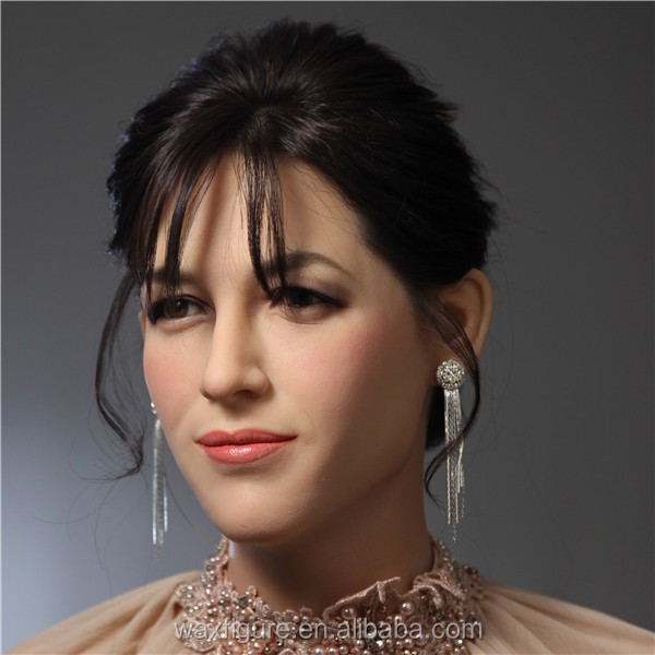 vivid artificial lifelike woman celebrity wax figures for sale